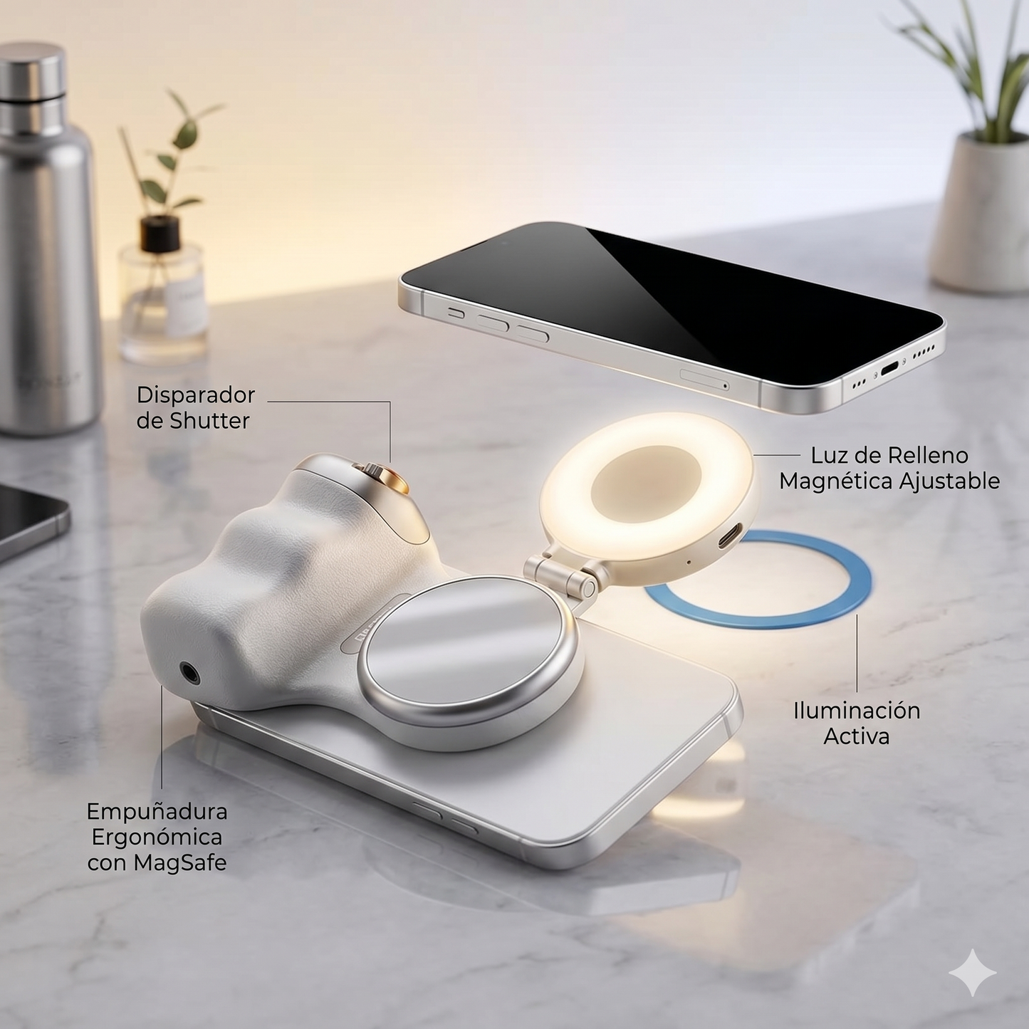 Luz LED para Grip Metálico