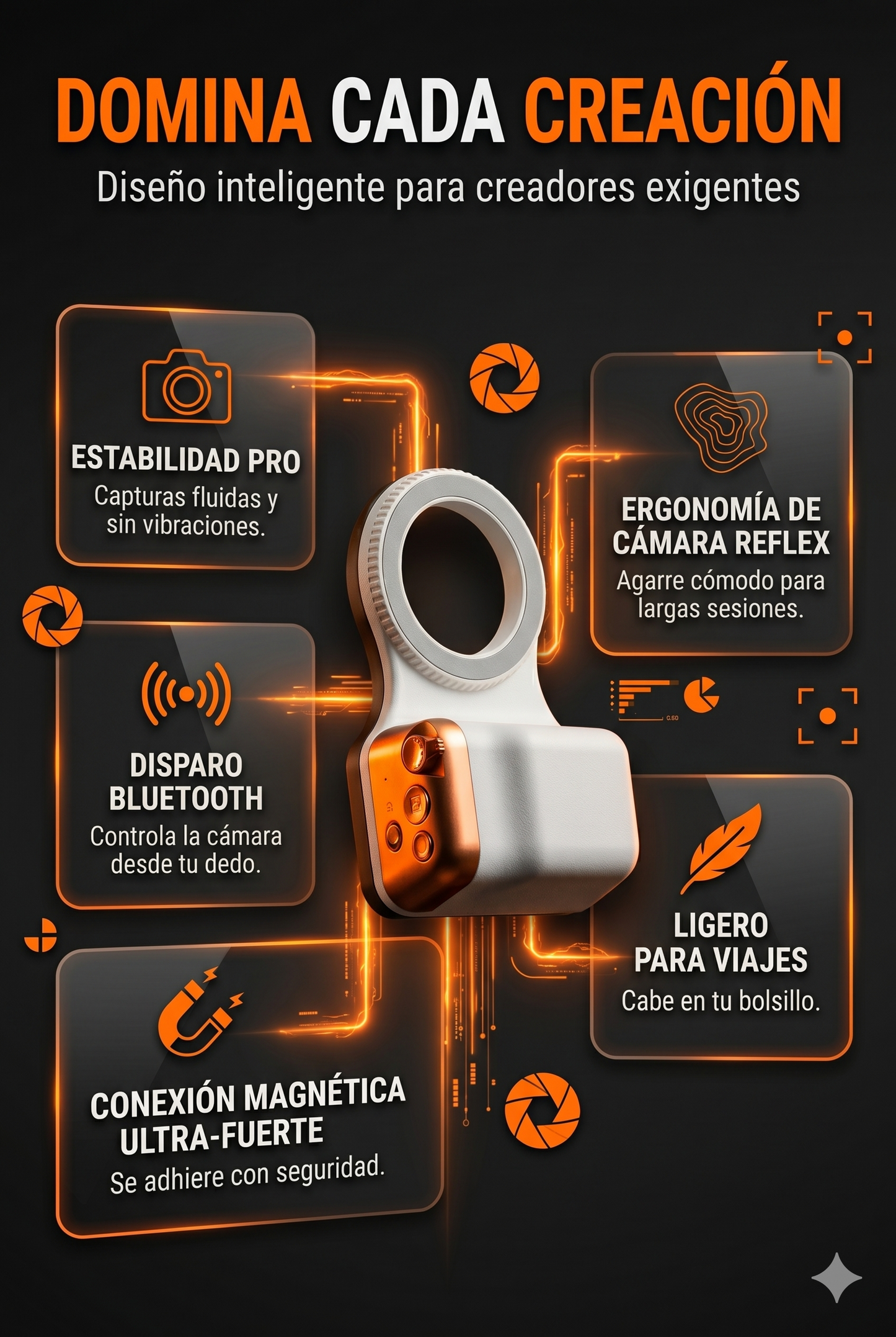 Grip Magnético Smartphone